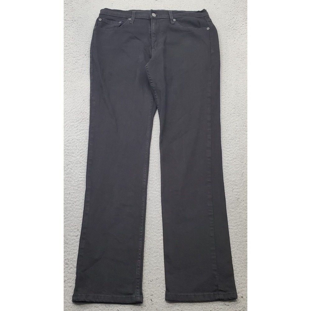 Levi's 511 Slim Jeans Men 32x32 Black Denim Red Tab Straight Leg Comfort Stretch